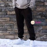 Quần Jogger Trẻ Em Bo Lai Màu Trơn Sành Điệu (23kg - 65kg)