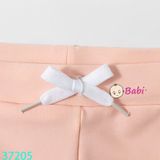 Bộ Bơi Bé Gái Tay Dài In Chữ Màu Hồng Cam (30-55kg)