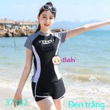  Bộ Bơi 2 Mảnh Tay Ngắn Cho Bé Gái Size Đại (30kg-50kg) 