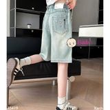 Quần Jeans Short Lửng Thêu Ngôi Sao (35kg - 52kg)