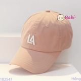 Nón (Mũ) Lưỡi Trai Canvas Thêu L.A