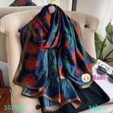 102302 Khăn Lụa Nhiều Màu Sắc Sành Điệu