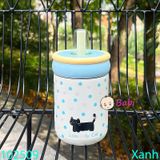 Ly Giữ Nhiệt Kèm Ống Hút Cute (500ml)