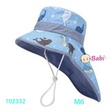 Mũ (Nón) Chống Nắng Trẻ Em 2-7 Tuổi