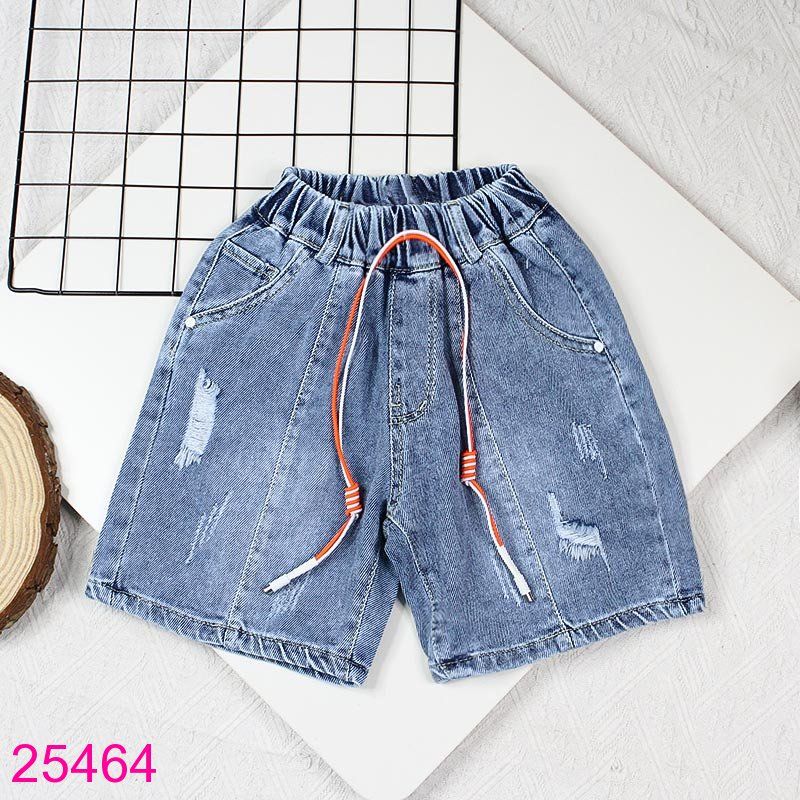  Quần Jeans Lửng Lưng Thun Cho Bé Trai Sành Điệu (20kg - 30kg) 