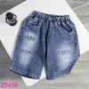 Quần Jeans Lửng Lưng Thun Cho Bé Trai Size Đại (26kg - 45kg)