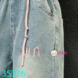 Quần Jeans Suông Bé Gái M1 (30kg - 45kg)