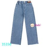  Quần jeans suông dài bé gái M1 (35 - 45kg) 