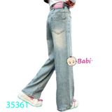  Quần jeans suông dài bé gái M6 (35 - 45kg) 