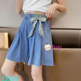 Quần Short Jeans Đính Nơ (26kg - 45kg)