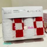 Set 4 Khăn Lông Tắm Gội Cao Cấp