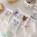 SET 10 ĐÔI VỚ NỮ CỔ CAO TRẮNG