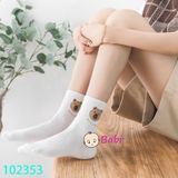 SET 10 ĐÔI VỚ NỮ CỔ CAO TRẮNG