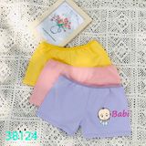 Set 3c Quần Chip Đùi Họa Tiết Hình Mèo (17-30kg)