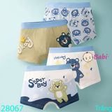 Set 4 Chip Đùi Nhiều Họa Tiết Cho Bé Trai M1 (23-35kg)