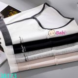Set 4 Chip Tam Giác Cotton Màu Trơn Size Đại (45-60kg)