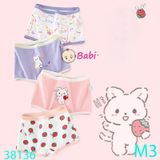 Set 4 Quần Chip Đùi Cotton Bé Gái (26kg-45kg)