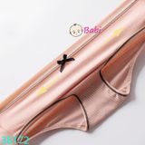 Set 5 Chip Tam Giác Gân Màu Trơn Xinh Xắn (45-55kg)