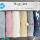 SET 6C KHĂN TẮM ĐỦ MÀU XUẤT H.À.N