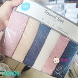 SET 6C KHĂN TẮM ĐỦ MÀU XUẤT H.À.N