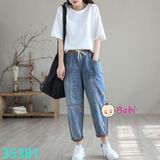 Quần Jeans Baggy Bé Gái Sành Điệu (40kg - 65kg)