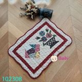 Thảm Vintage Nhiều Họa Tiết Xinh Xắn