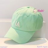 Nón (Mũ) Lưỡi Trai Canvas Thêu L.A