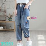 Quần Jeans Baggy Bé Gái Sành Điệu (40kg - 65kg)
