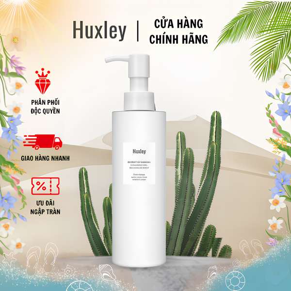  Gel Sữa Rửa Mặt cho da nhạy cảm, da dầu và da khô Huxley Secret Of Sahara Cleansing Gel 200ml 