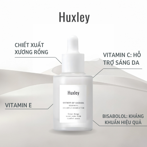 Set Trial Huxley Brightening Dưỡng Trắng Sáng Da