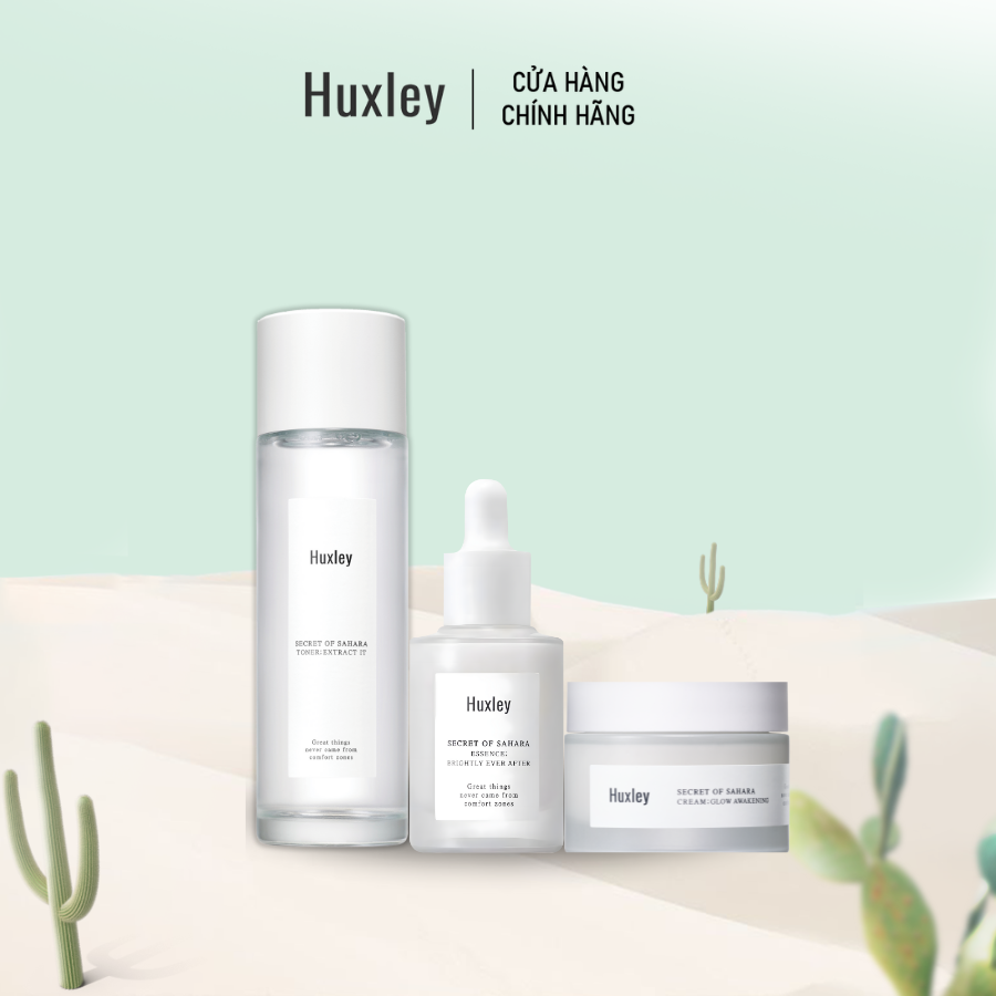 Set Dưỡng Trắng Huxley Brightening Care
