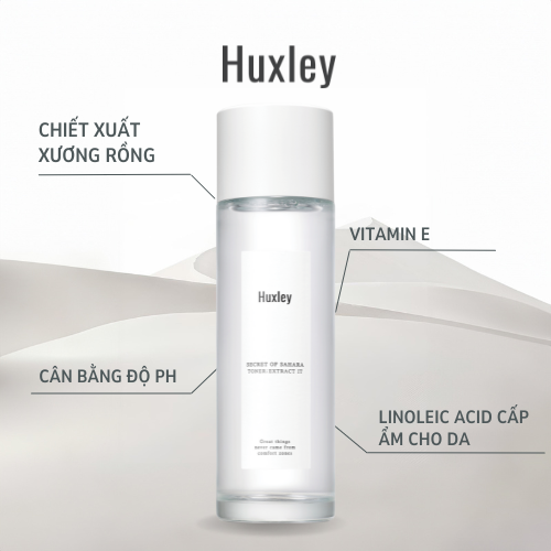 Toner Chiết Xuất Xương Rồng Huxley 120ml