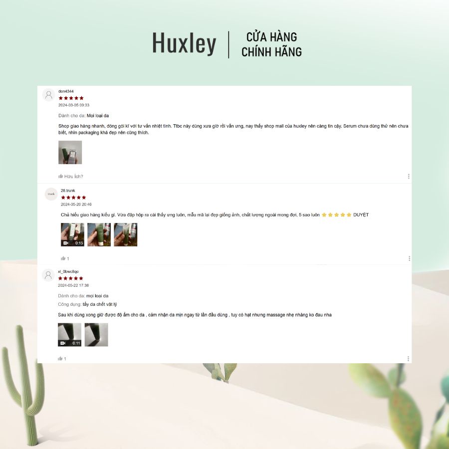 Combo Tẩy Tế Bào Chết Huxley Scrub Mask & Kem Dưỡng Trắng Da Huxley Cream Glow Awakening 50ml