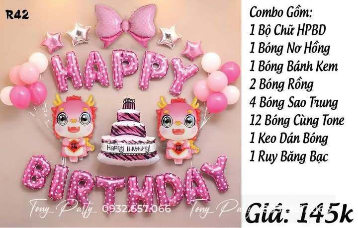 Set combo trang trí R42