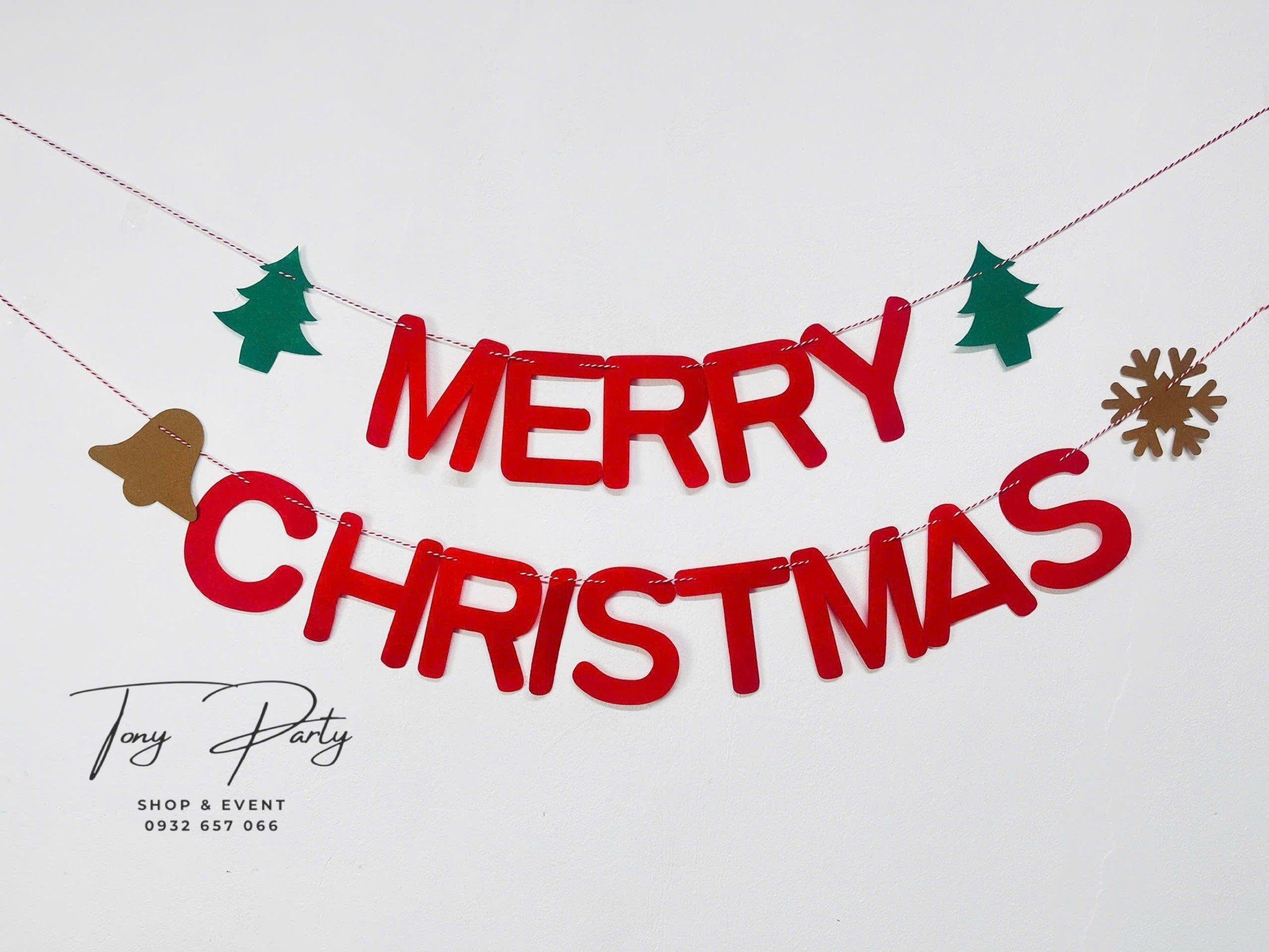 Dây Merry Christmas - Nỉ