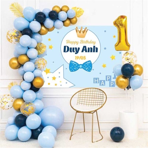 Set Trang Trí Sinh Nhật Bé Trai MS 34