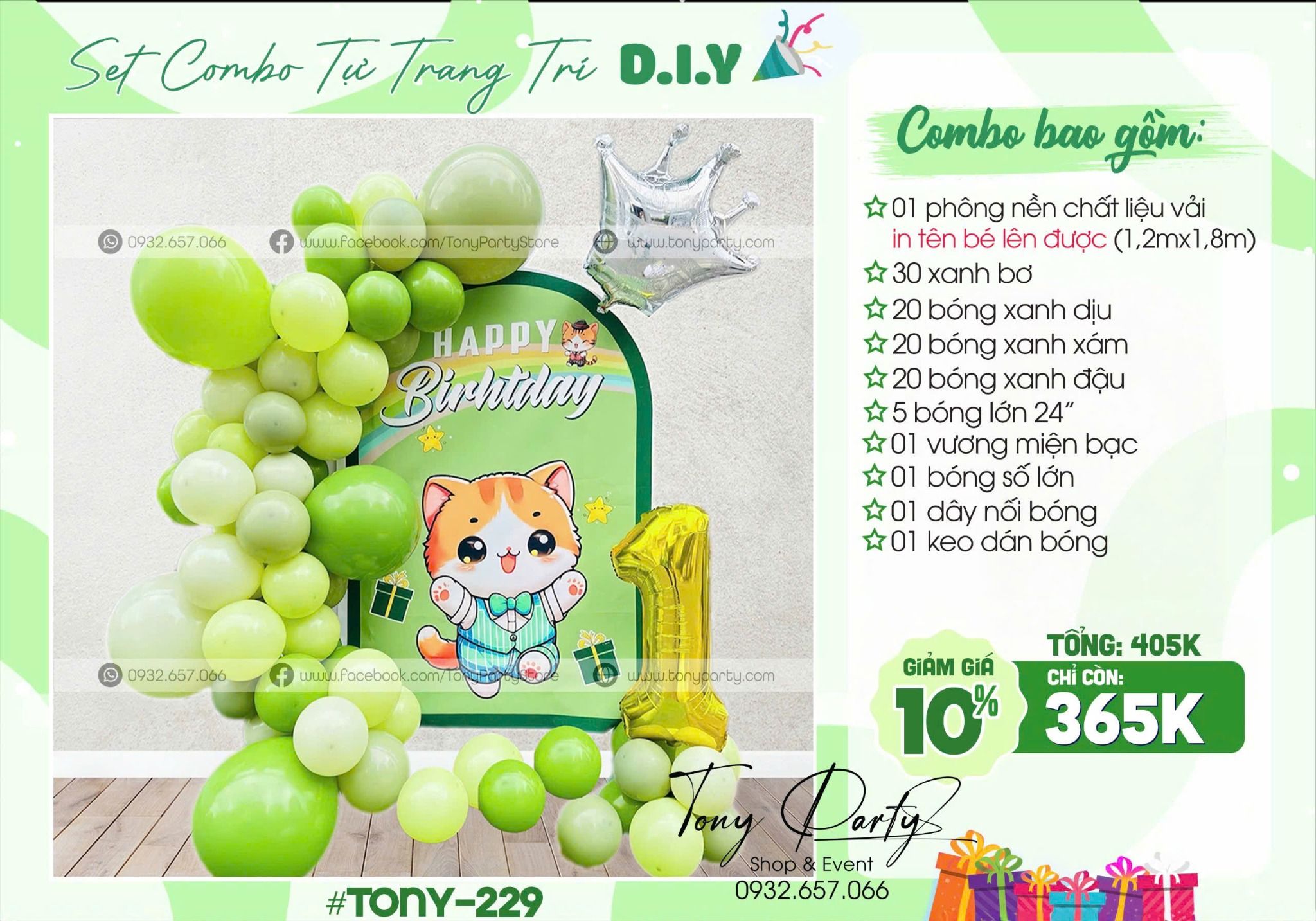 Set Trang Trí Sinh Nhật 229