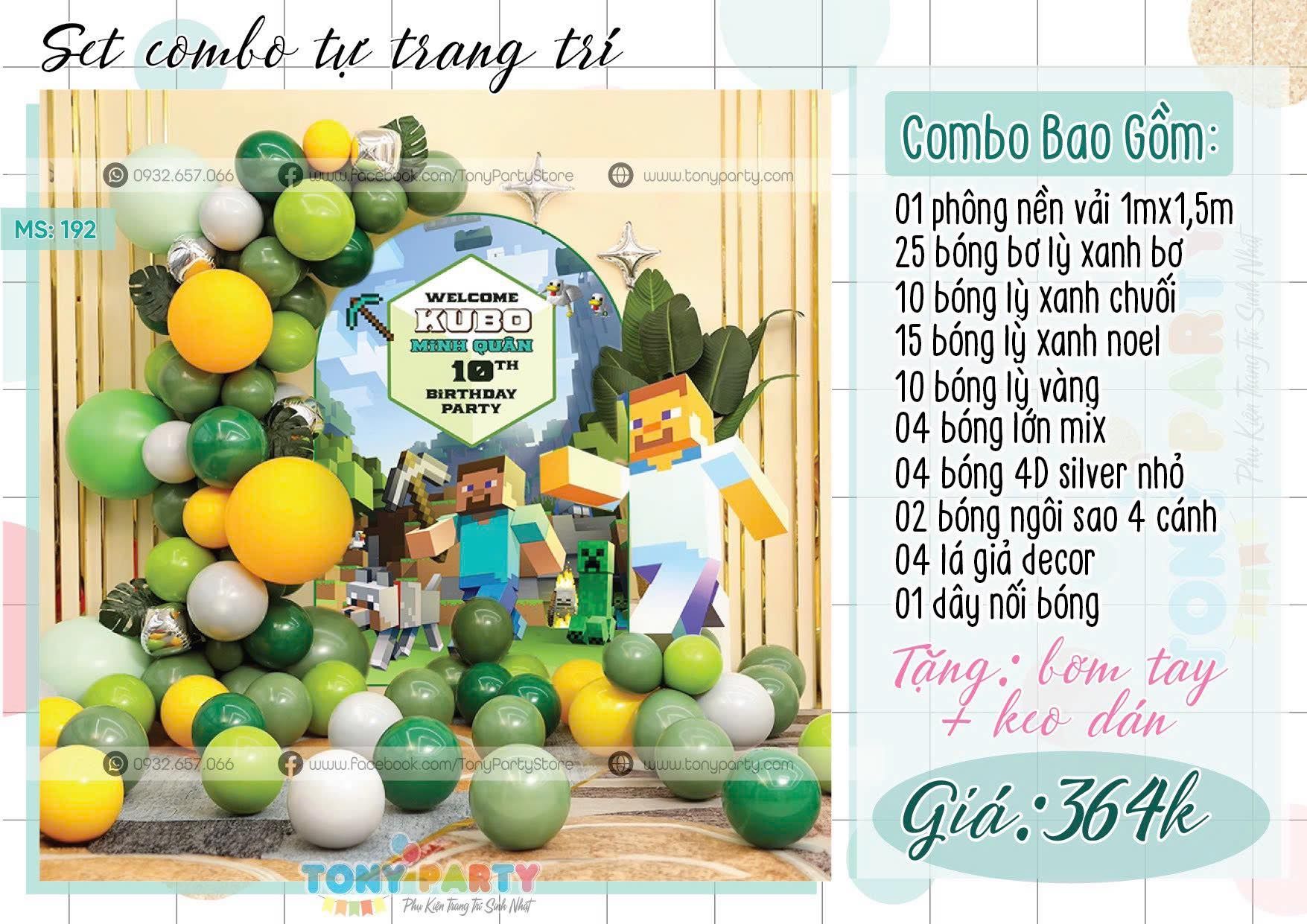 Set combo trang trí 192