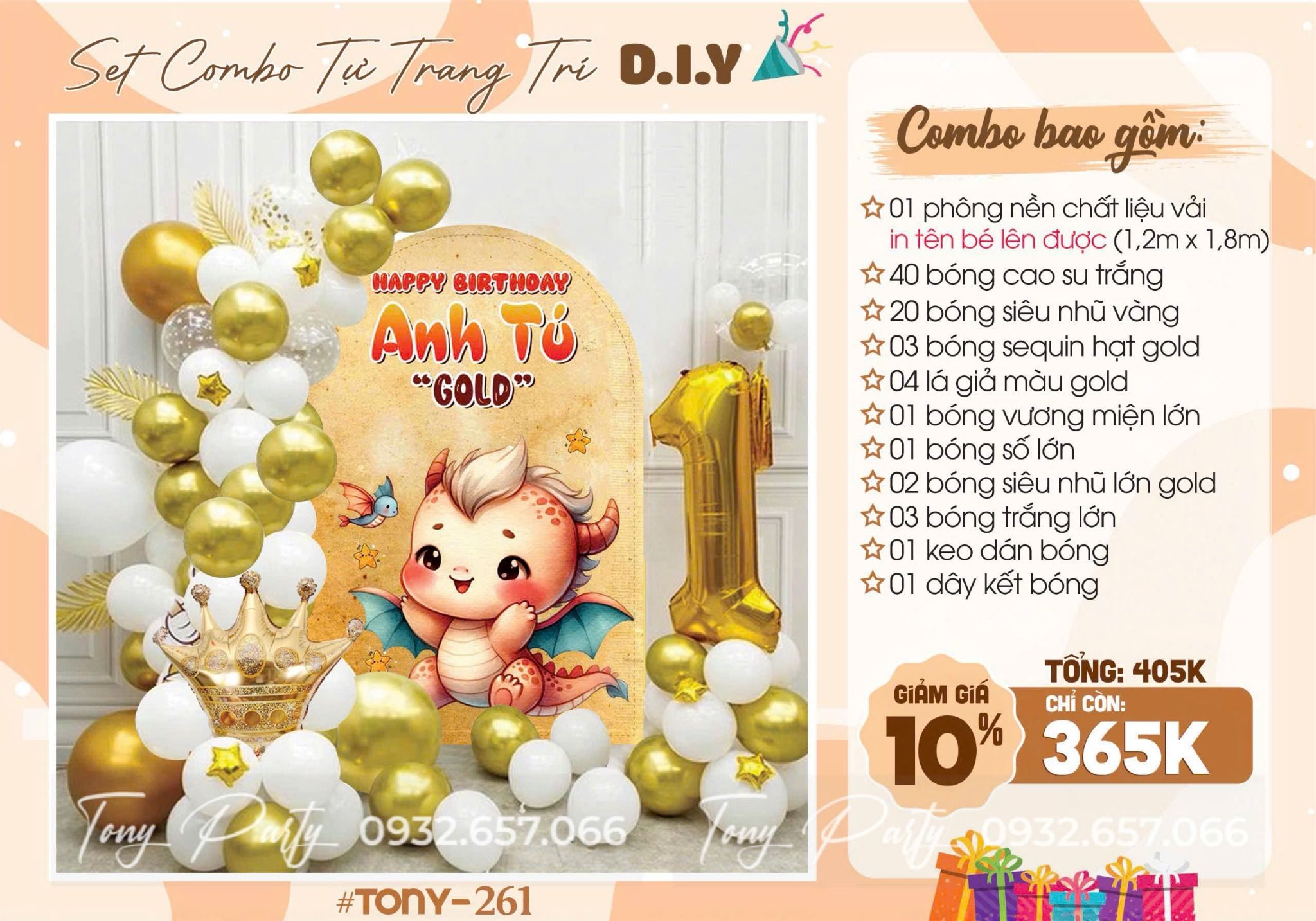 Set Combo Sinh Nhật Rồng 261
