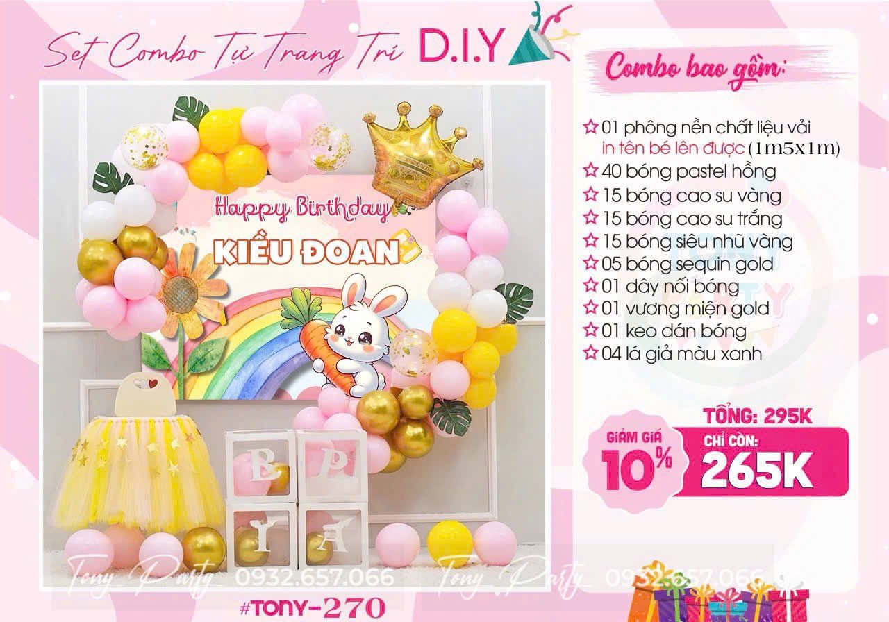 Set Trang Trí Sinh Nhật TN 270