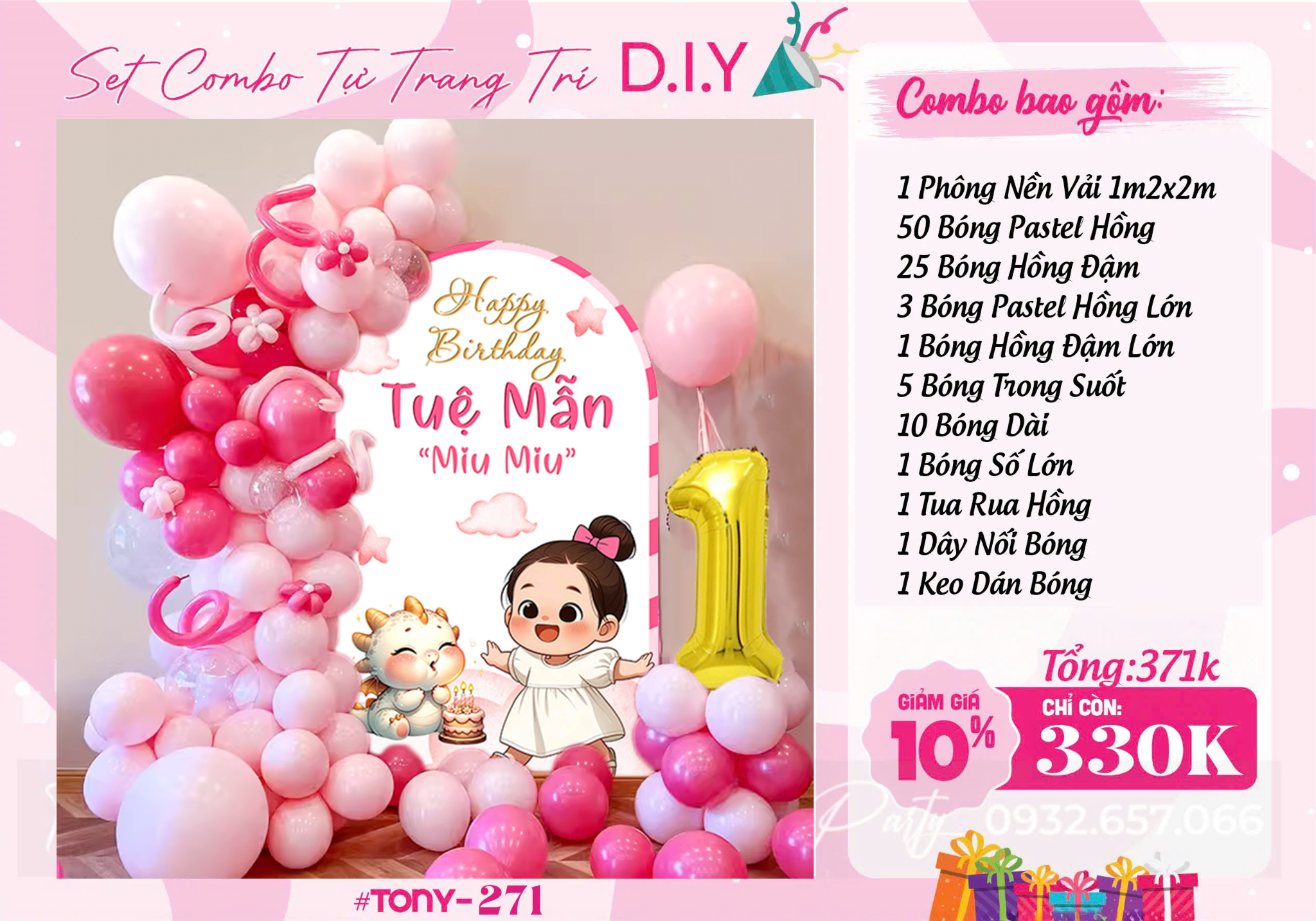 Set Trang Trí Sinh Nhật 271