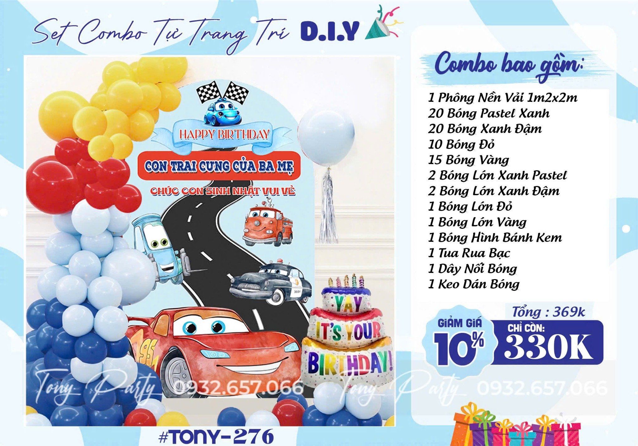 Set Trang Trí Sinh Nhật TN 276