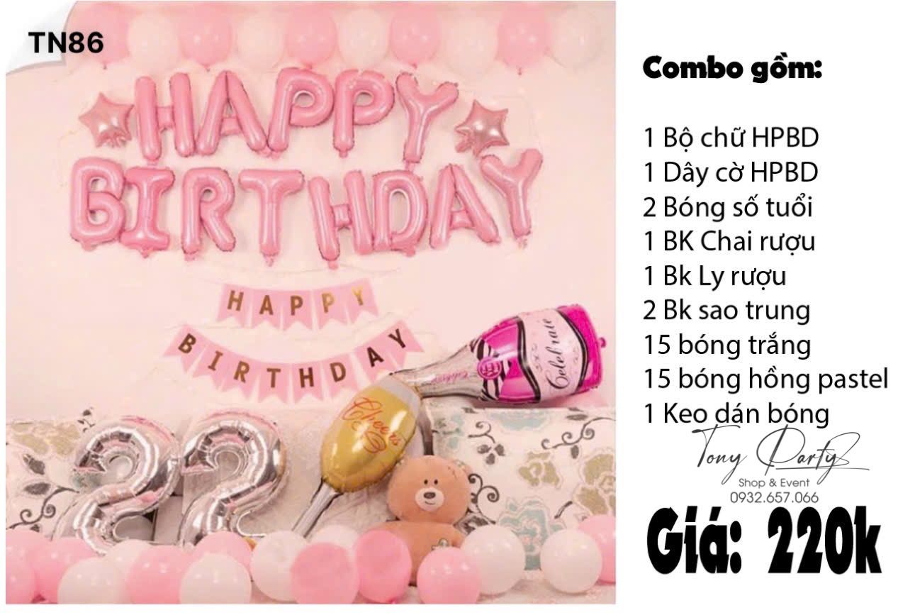 Set Trang Trí Sinh Nhật TN 86