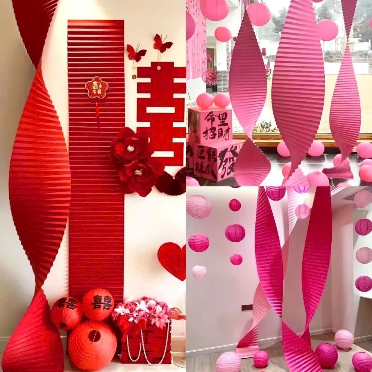 Giấy Xoắn Đỏ
