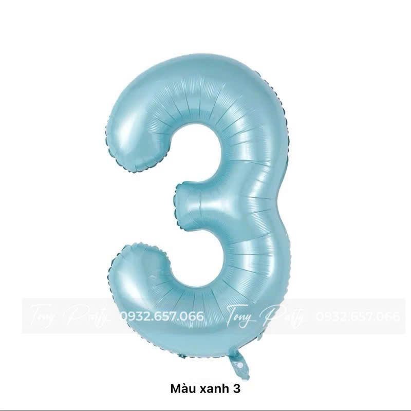 Bóng Số Xanh 70cm