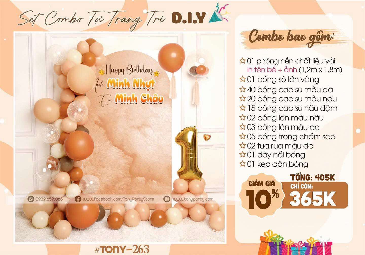 Set combo Sinh Nhật TN 263