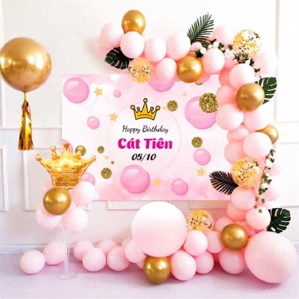 Set Trang Trí Sinh Nhật Bé Gái 20