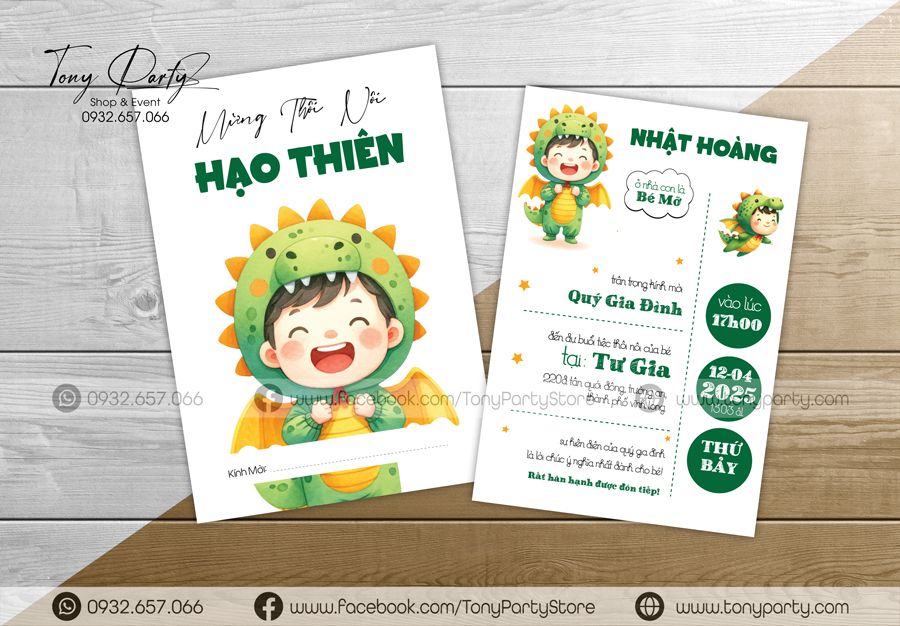 Thiệp Sinh Nhật Thiết Kế Riêng