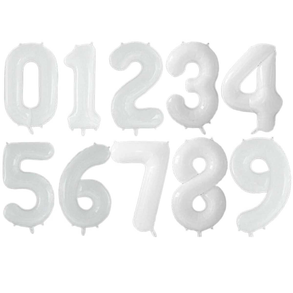 Bóng Số Trắng 70cm