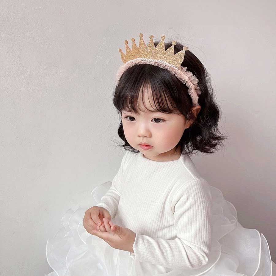 Cài Tóc Vương Miện Cho Bé